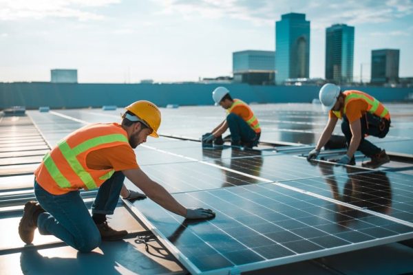 PV-Anlage Montage 01